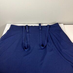 Plus size Women's Navy blue Modcloth Suspender skirt with pockets, Size 4X